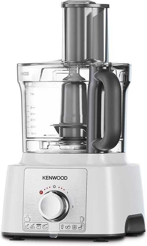 Buy KENWOOD Food Processor 1000W Multi-Functional with 2 Stainless Steel  Disks, Blender, Grinder Mill, Whisk, Dough Maker FDP65.400WH White Online - Shop  Electronics & Appliances on Carrefour UAE