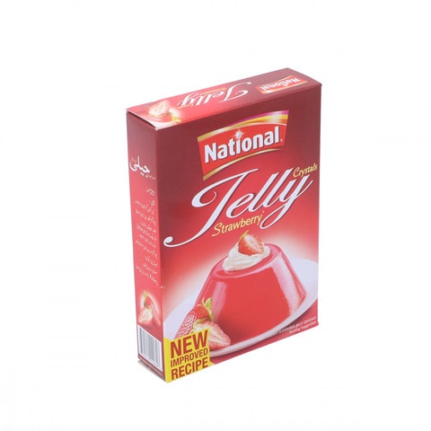 National Jelly Crystal Strawberry 80 gr