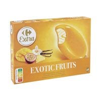 Carrefour Extra Exotic Fruits Ice Cream Sticks 312g