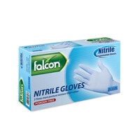 Falcon Nitrile Gloves - Blue Powder Free - 100 Pieces (Medium)