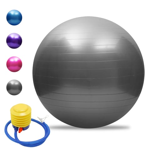 Esonmus-Anti-burst Yoga Ball Thickened Stability Balance Ball Pilates Barre Physical Fitness Exercise Ball 45CM / 55CM / 65CM / 75CM Gift Air Pump