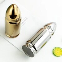 LIYING Stainless Steel Bullet Vacuum Cup Thermos Cup Mug GOLD (LENTH23CM*WIDTH6.5CM*HEIGHT16CM)500ML