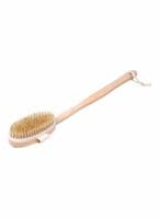 اشتري Generic Wooden Long Handle Bath Brush Beige في الامارات