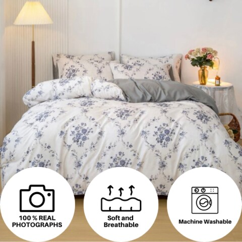 Floral bedding deals set queen