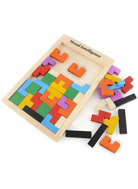 Generic Childrens Tetris Building Block Puzzle Toy 27 X 18 X 1.2Centimeter