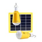 اشتري Promate Solar LED Camping Light, Portable USB Rechargeable 3W Solar Panel Powered 2 LED Light Lamp with Built-In 2600 Power Bank, Hanging Hook and 150 Lumen Bright LED Light for Tent, Hiking, Fishing, SolarLamp-1 في الامارات