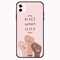 Theodor - Apple iPhone 12 6.1 inch Case Girls Supports Girls Flexible Silicone