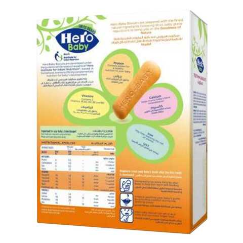 Hero Baby Banana Teething Biscuits 180g