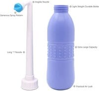 Other Large Portable Shattaf Bidet Bottle Handheld Travel Toilet Shataf Hand Spray Seat Water, 650 ml, Blue