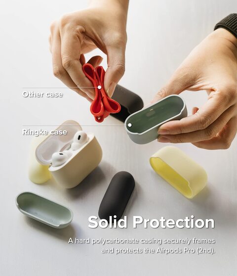 Ringke - AirPods Pro (2nd) Case Cover - Silicone Series - Mellow Yellow