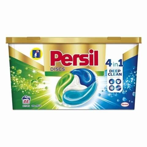 Buy Persil 4-In-1 Deep Clean Regular Washing Discs 22 Count in Kuwait