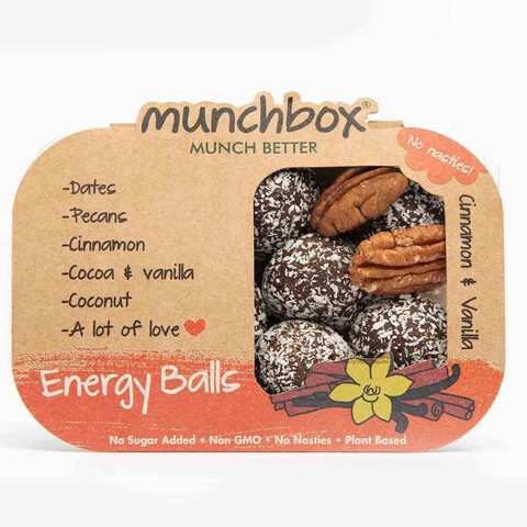 Munchbox Munch Better Cinnamon And Vanilla Energy Balls 80g