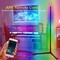 SKY-TOUCH Corner Led Floor Lamp,RGB Color Changing Corner Lamp, Smart LED Floor Lamp Controlled by APP&amp;Remote with Reactive Music Mode and DIY Mode Corner Lamp for Living Room Decor (Height 150cm）