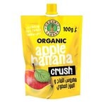 Buy Organic Larder Apple Banana Crush Compote 100g in UAE
