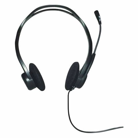 Logitech 960 USB Stereo On-Ear Wired Headset Black
