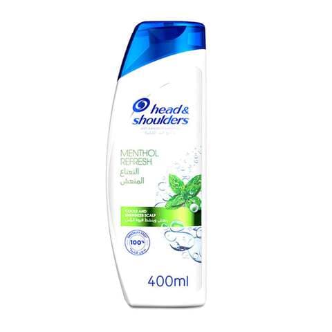 Head Shoulders Menthol Refresh Anti-Dandruff Shampoo with Menthol 400ml  price in Saudi Arabia | Carrefour Saudi Arabia | supermarket kanbkam