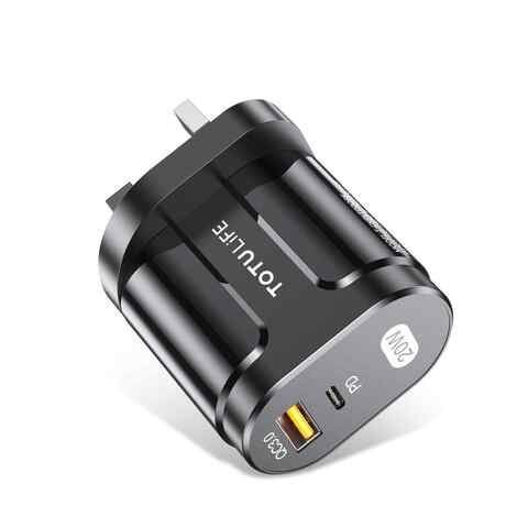 Totu Life Pure Series Wall Charger Black
