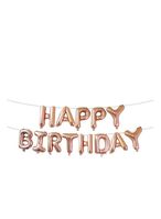 Buy Generic Alphabet Happy Birthday Aluminum Foil Balloon in UAE