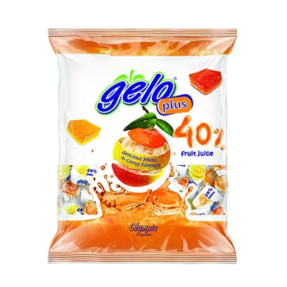 Olympic Candy Gelo 40 Percent Fruit Juice 250GR