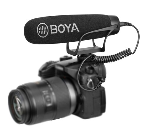 BOYA WIRED ON CAMERA COMPACT SHOT GUN MICROPHONE BM2021