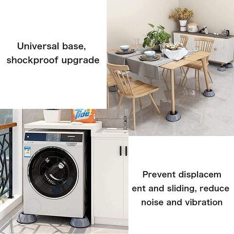 Sky-Touch 8Pcs Anti Vibration Pads For Washing Machine Stand To Prevent Shifting, Shaking, And Walking For Home Use, Shock And Noise Cancellation For Washer And Dryer