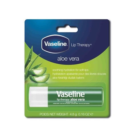 Vaseline Lip Therapy Aloe Vera Balm Stick Green 4.8g