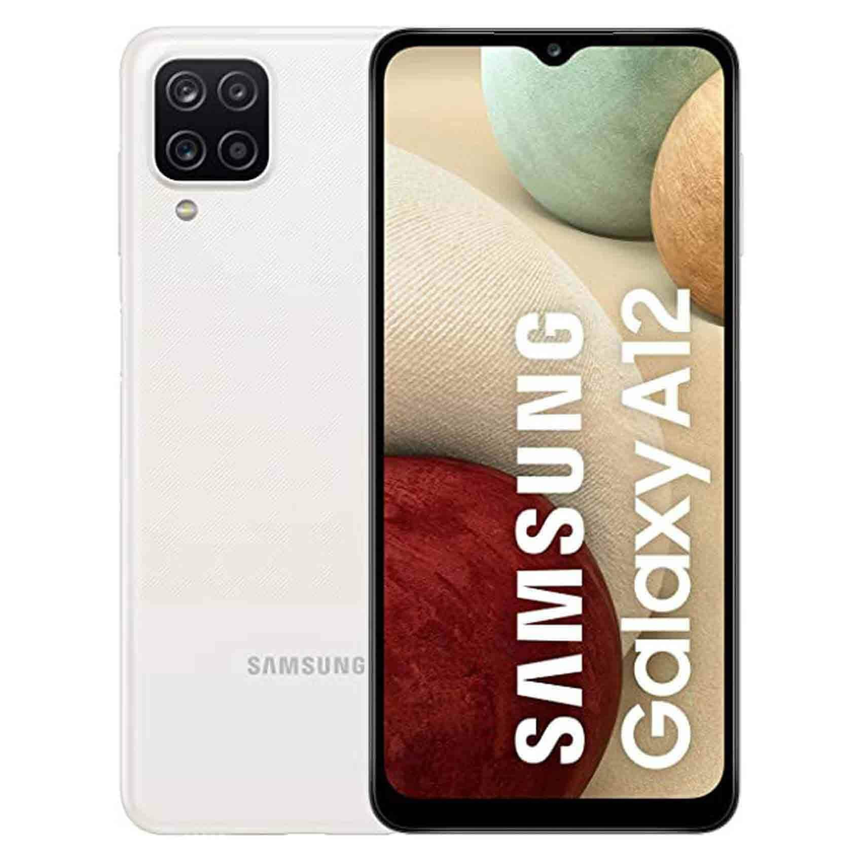 Buy Samsung Galaxy A12 Dual Sim 4gb Ram 64gb 4g Lte White Online Shop Smartphones Tablets Wearables On Carrefour Uae