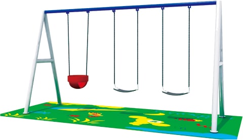 Iron kids hot sale swing set