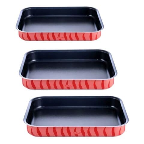 Tefal Oven Dish Rectangular 3 count