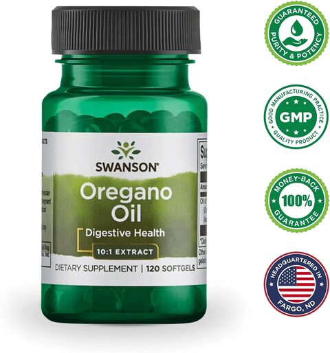 Swanson Oregano Oil 10:1 Ext 150 Mg 120 Softgels