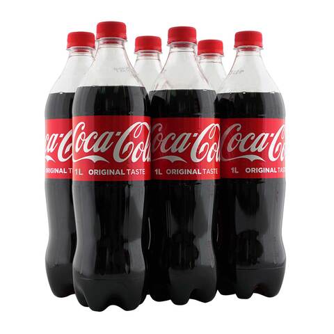 اشتري كوكا كولا 1 لتر × 6 في السعودية