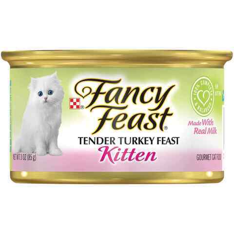 Purina Fancy Feast Turkey Tender Kitten Cat Food 85g