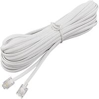 Dkurve Handmade Telephone Landline Extension Cord Cable Line Wire With Standard Rj-11 6P4C Plugs 2M