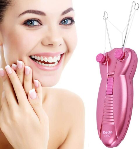 Buy Naor Women Facial Hair Remover, Ladies Beauty Epilator Trimmer Facial  Cotton Threading Hair Shaver (Plug) Online - Shop Beauty & Personal Care on  Carrefour UAE