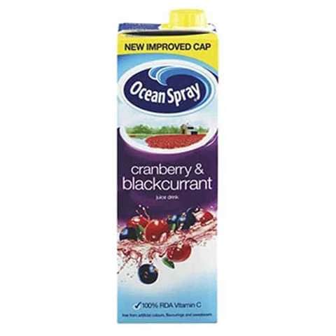 Ocean Spray Juice Cranberry And Blackcurrant Flavor 1 Liter