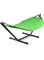Extreme Lounging Outdoor Garden Bean Hammock &amp; Frame, Lime