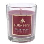 اشتري Aura Myst Glass Jar Candle W/Lid (128 g, Velvet Rose) في الامارات