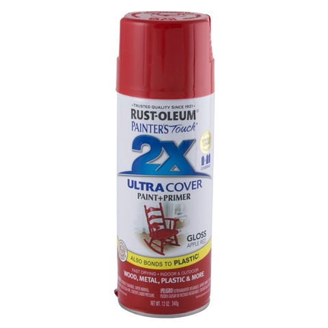 Rustoleum 249124 Painter&#39;s Touch Ultra Cover 2&mdash; Spray (354.8 ml, Gloss Apple Red)