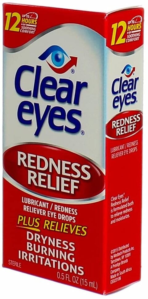 Clear Eyes Redness Relief Eye Drops ( 0.5Fl.Oz)