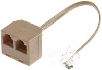 DOT RJ11 Telephone line 2 way Splitter