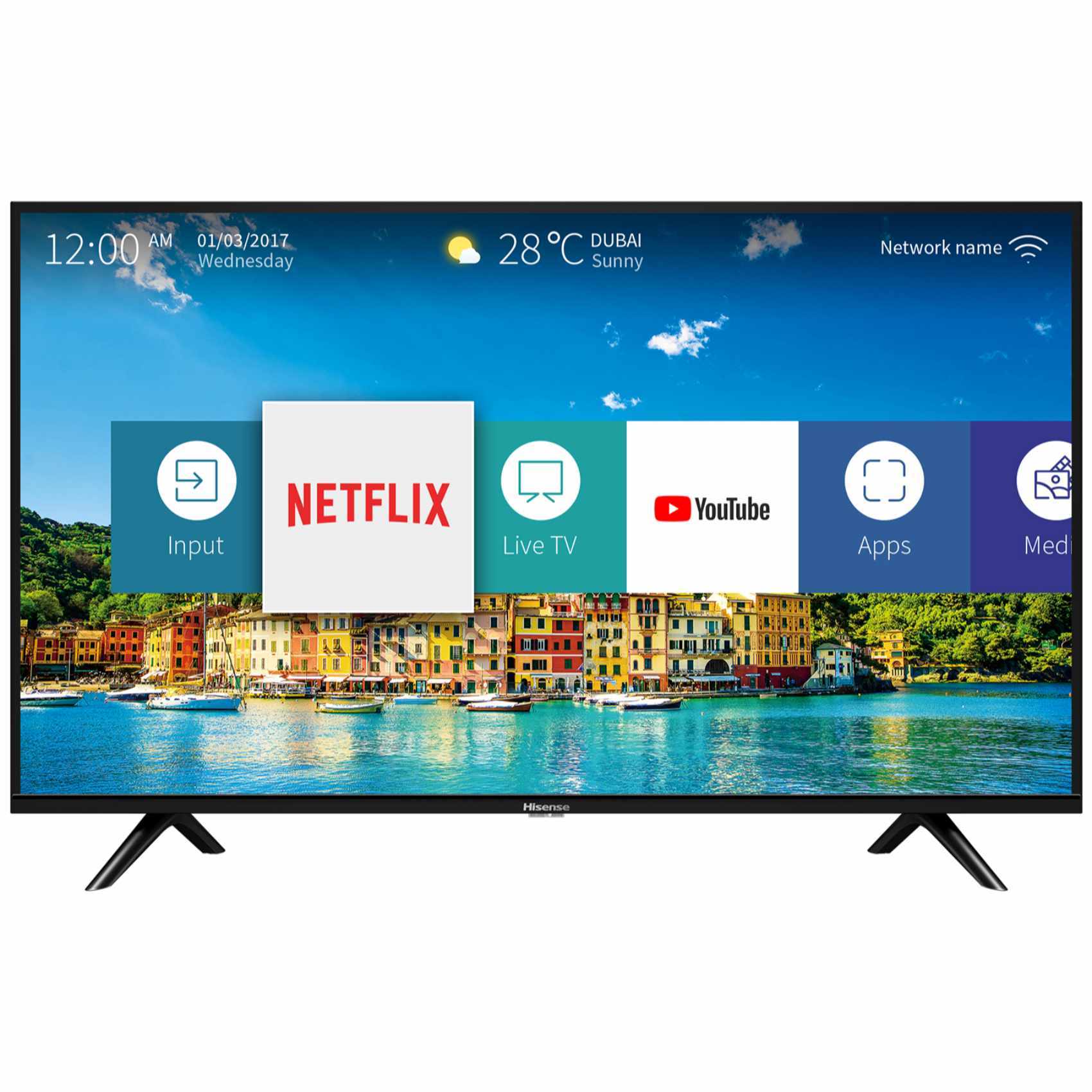 Buy Hisense Led Smart Tv 49 49b6000pw Full Hd Online Shop Electronics Appliances On Carrefour Uae