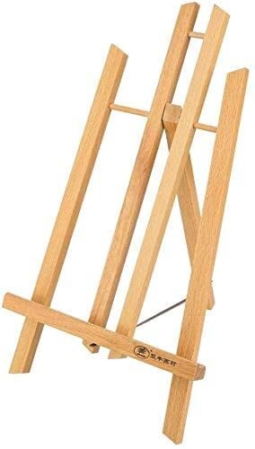 Generic Wood Easel, 4 Size Optional Small Artist Drawing Painting Easel Portable Tabletop Easel Display Stand For Draw Or Display(40cm)