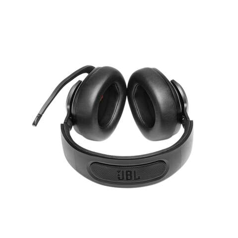 JBL Quantum 400 USB Over-Ear Gaming Headphones with Game-Chat Balance Dial and Voice-Focus Flip-Up Boom Mic Black
