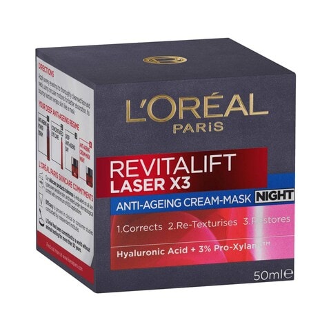 L&#39;Oreal Paris Revitalift Laser X3 Anti-Ageing Cream Mask White 50ml