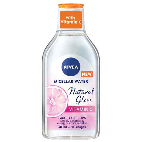 نيڤيا ماء ميسيلار للوجه فيتامين C، يمنح البشرة اشراقة طبيعية، 400 مل