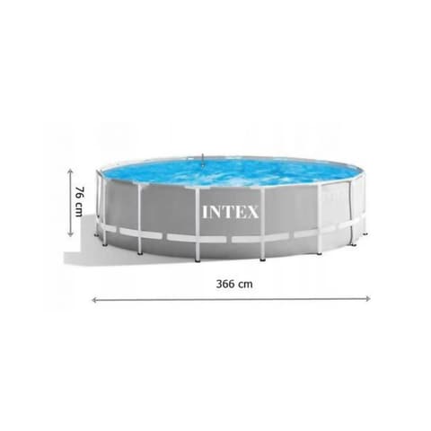Intex Prism Frame Pool With Pump Blue 366x76cm