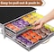 Lushh Double Layer Drawer Coffee Capsule Holder, Coffee Pods Storage Stand for 72 Dolce Gusto K CUP Capsules