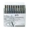 Uni-ball Pin Fine Liner Drawing Pen Black 12 PCS