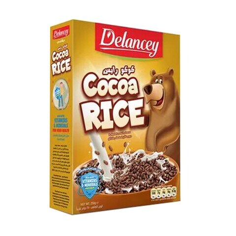 Buy Delancey Cocoa Rice Corn Flakes 250g in Egypt