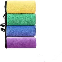 Microfiber Cleaning Cloths 4 Pcs For Polishing, Washing, Dusting. Softer Highly Absorbent, Lint Free Streak Free for House, Kitchen, Car, Window, Gifts, Cleaning Accessories, 12&quot;x16&quot;